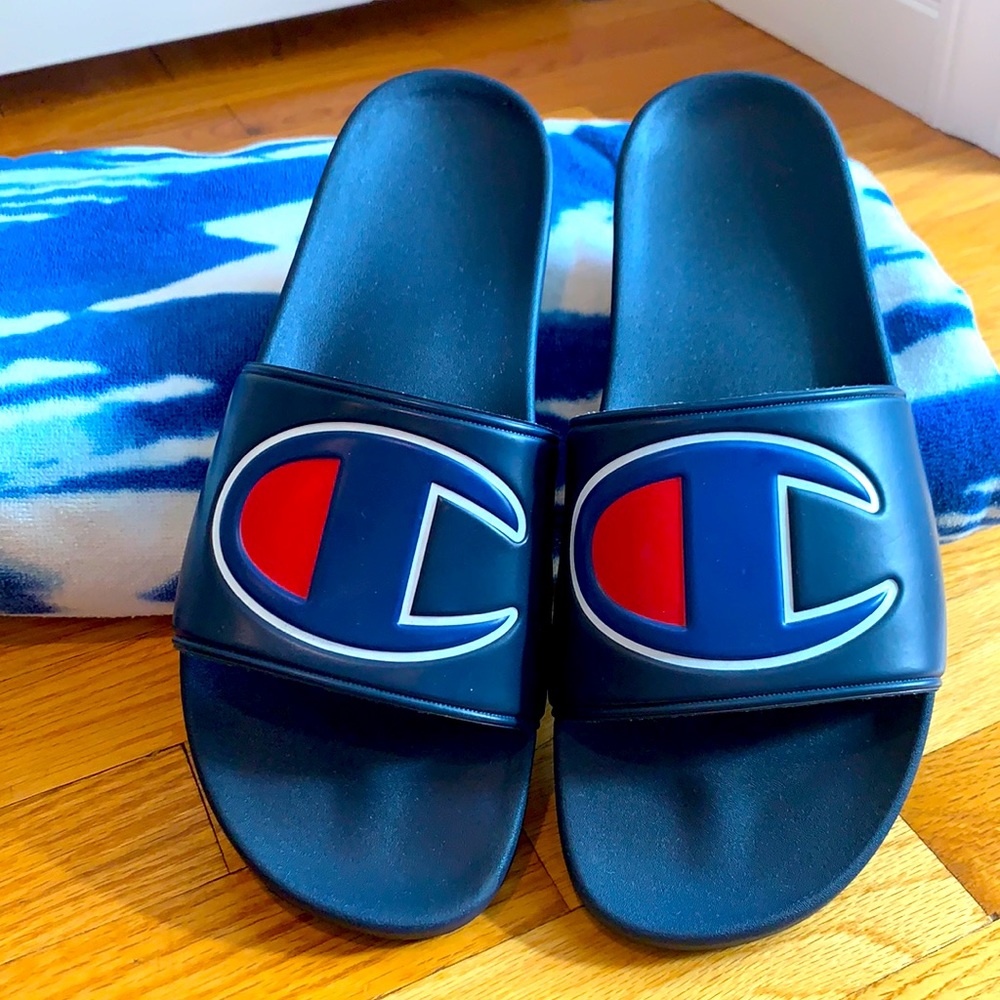 Champion brand pool slides. REMOVING AFTER SATURDAY